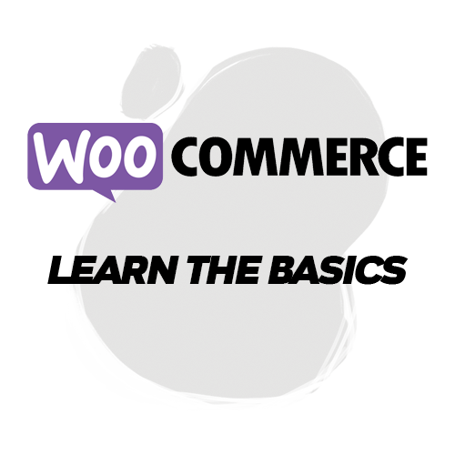 WooCommerce Logo and Text 'Learn The Basics'