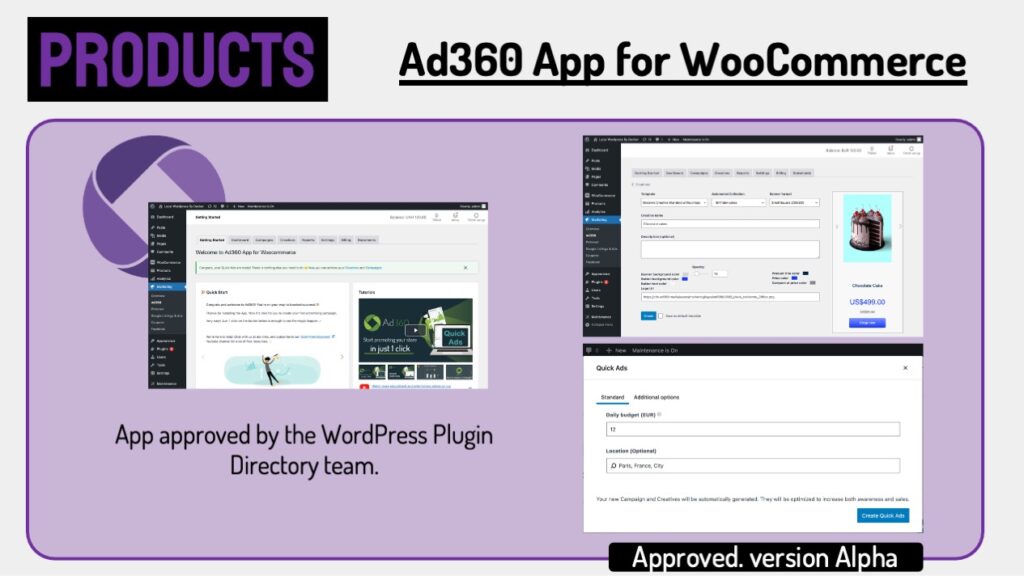 Ad360 App for WooCommerce