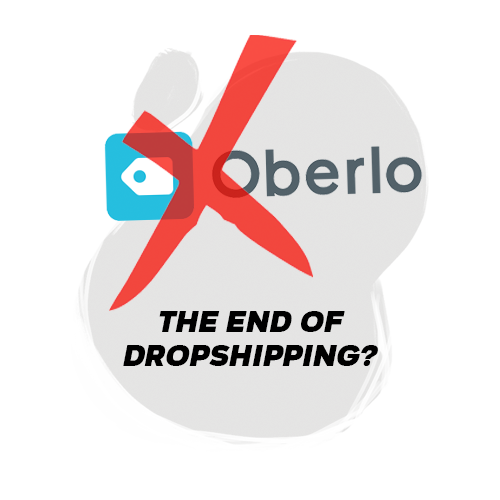 Oberlo logo crossed